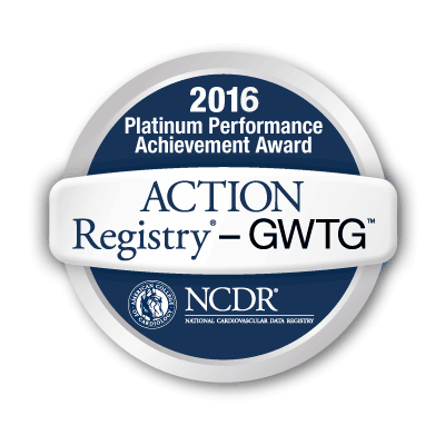 2016 ACTION Registry®–GWTG™ Platinum Performance Achievement