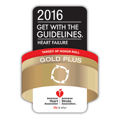 2016 Get With The Guidelines® Heart Failure - Gold Plus Honor Roll