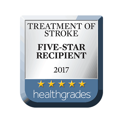 2017 5-Star Rating for Treatment of Stroke