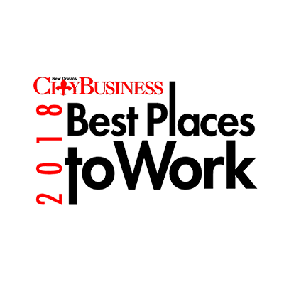 2018 New Orleans CityBusiness Best Places to Work
