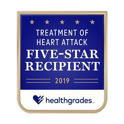 2019 5-Star Rating for Treatment of Heart Attack