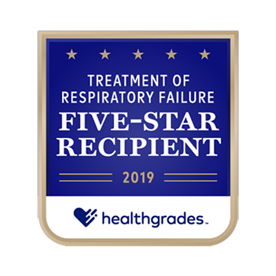 2019 5-Star Rating for Treatment of Respiratory Failure