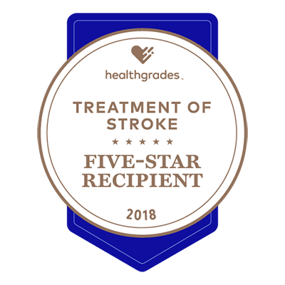 2018 5-Star Rating for Treatment of Stroke